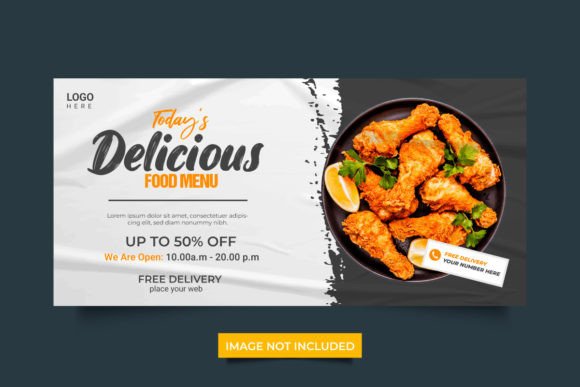 Download Food Web Banner Template Design - Premium Resources