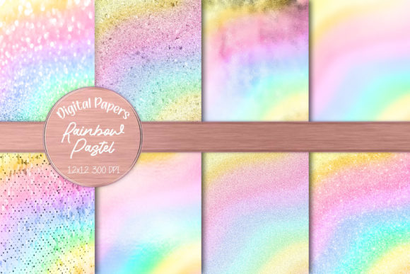 Download Pastel Rainbow Texture Background Bundle - Bundle Collection