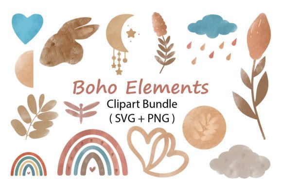 Download Boho Elements Clipart Bundle - Bundle Collection