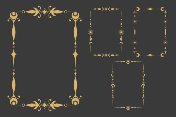 Download Celestial Boho Empty Frames - Celestial boho Collection