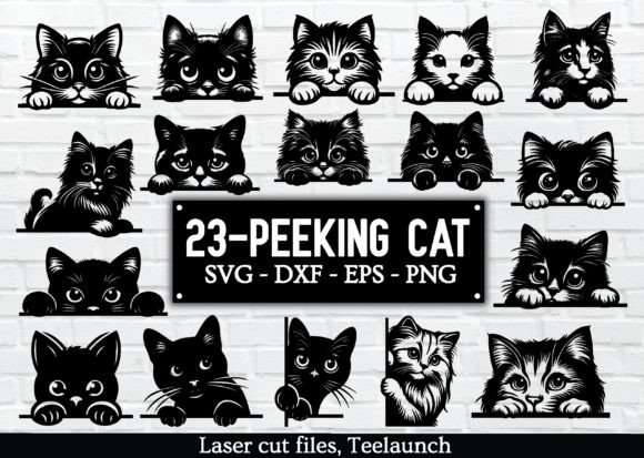 Download 23-PEEKING CAT SVG Bundle - Bundle Collection
